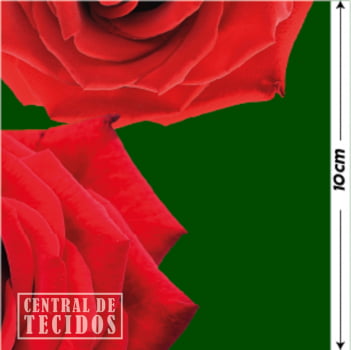 Oxford Digital | Rosas Reais Verde Vermelho