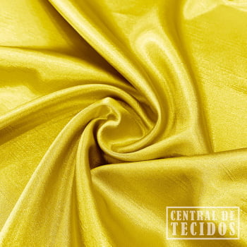 Shantung com elastano | Amarelo