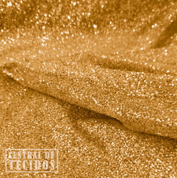 Tule Super Glitter | Dourado