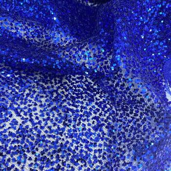 Tule Super Glitter | Azul Royal