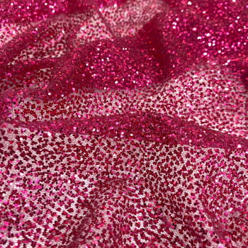 Tule Super Glitter | Pink