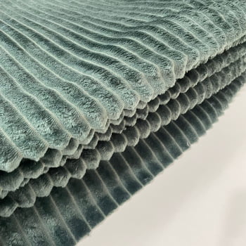 Fleece Canelado 2,40m | Verde Oceano