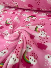 Fleece Mantinha Nuvem Pink