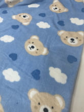 Fleece Mantinha Teddy Bear Azul