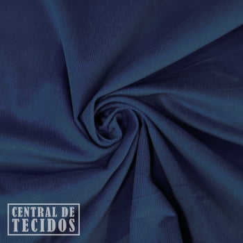 Veludo Cotele | Azul Petróleo