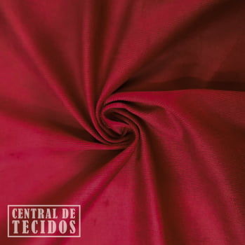 Veludo Cotele | Vermelho Cereja
