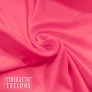 Malha Jersey Liso | Rosa Neon