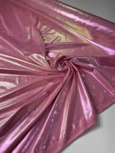 Malha Laminada Rosa Bebe