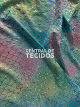 Malha Laminada Sereia Algodao Candy