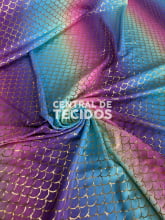 Malha Laminada Sereia Algodao Doce