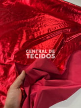Malha Laminada Vermelho
