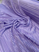 Malha Plissada Acetinada Lilas 