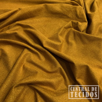 Malha suede Amarelo queimado