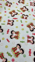 Microsuede Estampado Digital Cosme e Damião Infantil