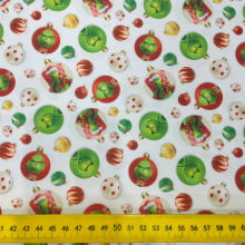 Microsuede Estampado Natal Grinch 2