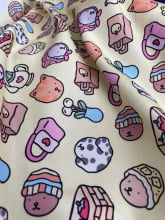 Microsuede Estampado Fridas Molduras I