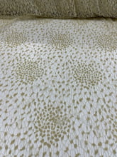 Renda Tela Lurex Bege