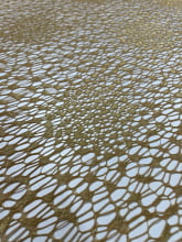 Renda Tela Lurex Dourada 