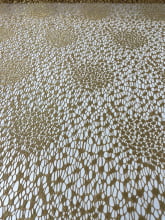 Renda Tela Lurex Dourada 