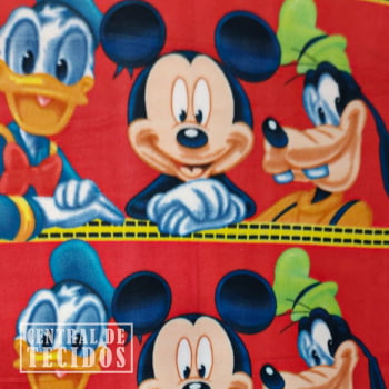 Soft estampado premium | Mickey, Plutus, e Pato Donald