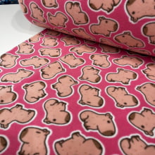 Microsoft Pettenati Estampado Capivara Rosa