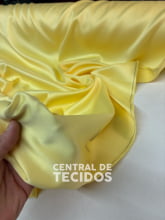 Crepe Amanda Liso Amarelinho