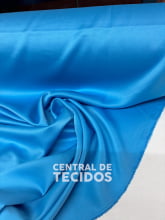 Crepe Amanda Liso Azul Ciano