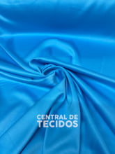 Crepe Amanda Liso Azul Ciano