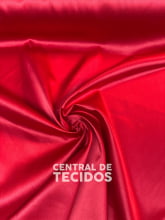 Crepe Amanda Liso Vermelho Intenso