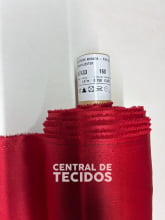 Crepe Amanda Liso Vermelho Intenso