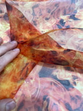 Organza Digital Fogo