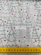 Tricoline Estampado Natal 10