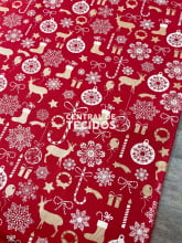 Tricoline Estampado Natal 8