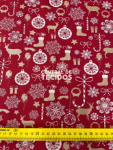 Tricoline Estampado Natal 8