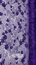 Tule Design Glitter 3D Roxo