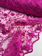 Tule Bordado Nice Rosa Pink