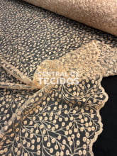 Tule Bordado Nicey Nude
