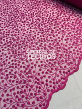 Tule Bordado Nicey Pink