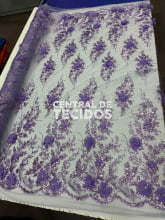 Tule Design Glitter 3D New Lavanda