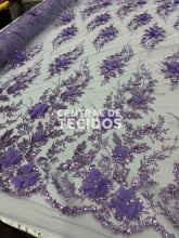 Tule Design Glitter 3D New Lavanda