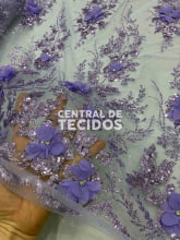 Tule Design Glitter 3D New Lavanda
