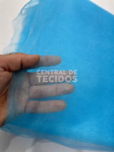 Tule Cristal Diamante 3,00m Azul ciano