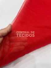 Tule Cristal Diamante 3,00m Vermelho
