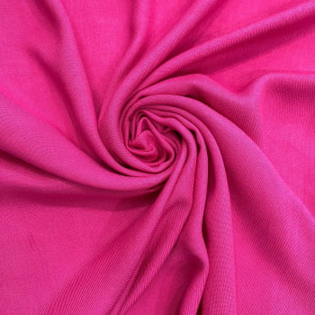 Viscose Rayon Twill | Rosa Vibrante