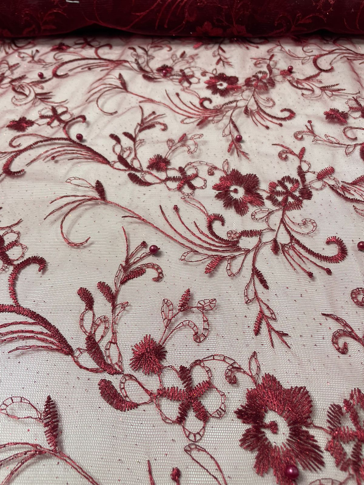 Tule Bordado Turim Bordo