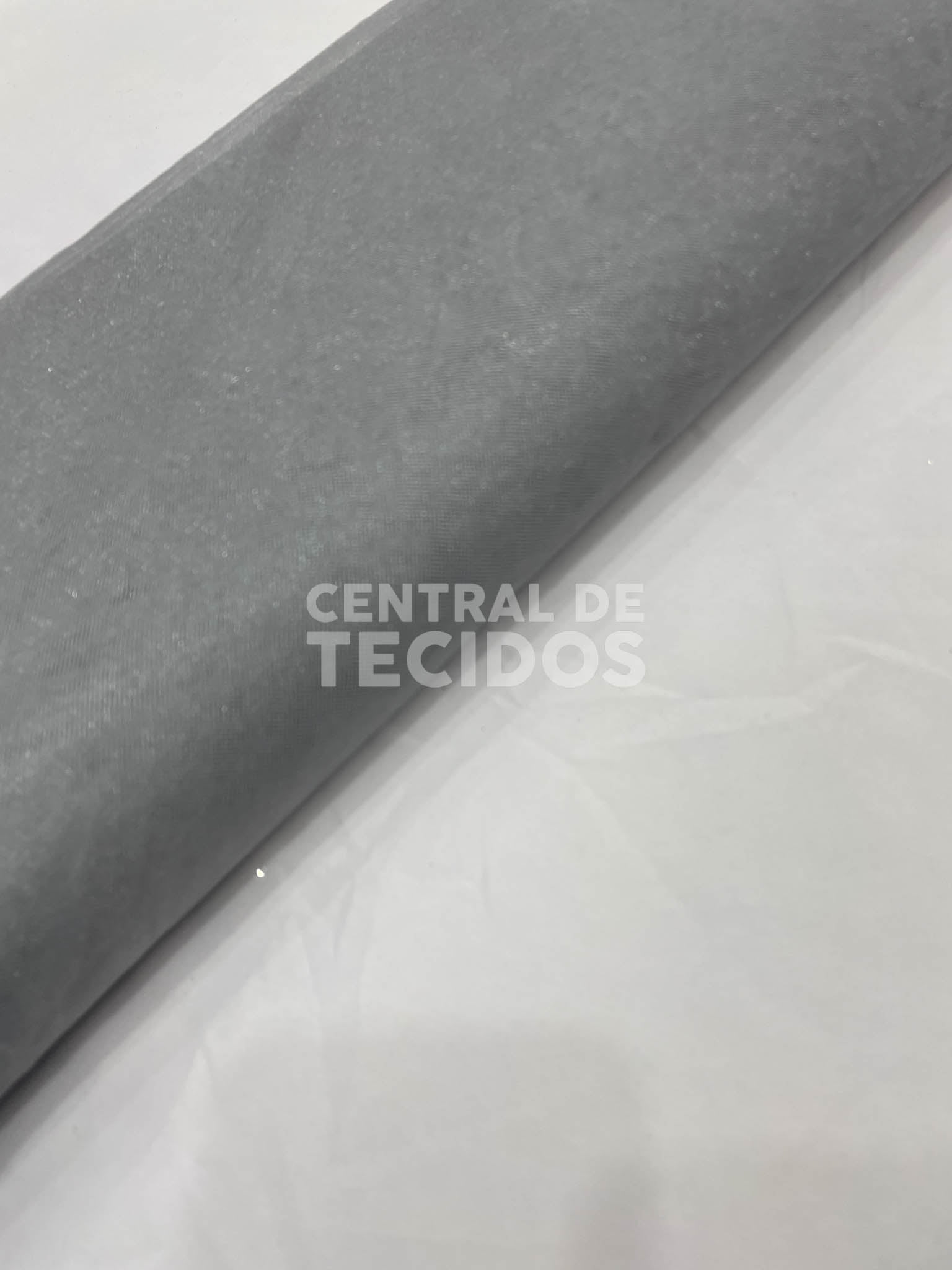 Tule Cristal Diamante 3,00m Cinza