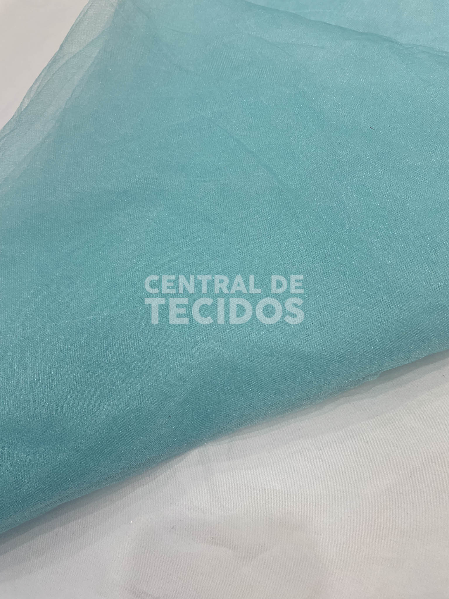 Tule Cristal Diamante 3,00m Turquesa