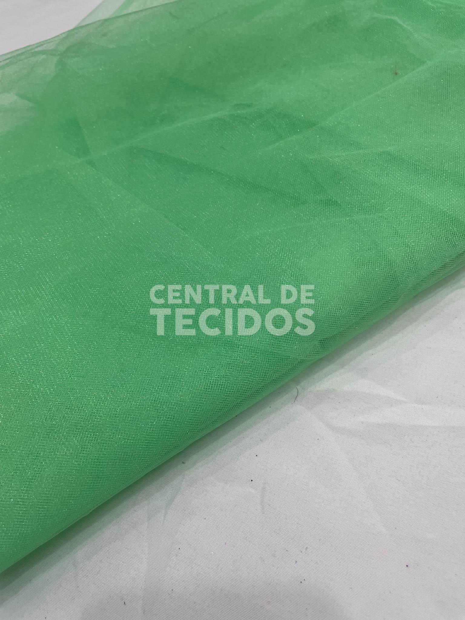 Tule Cristal Diamante 3,00m Verdinho