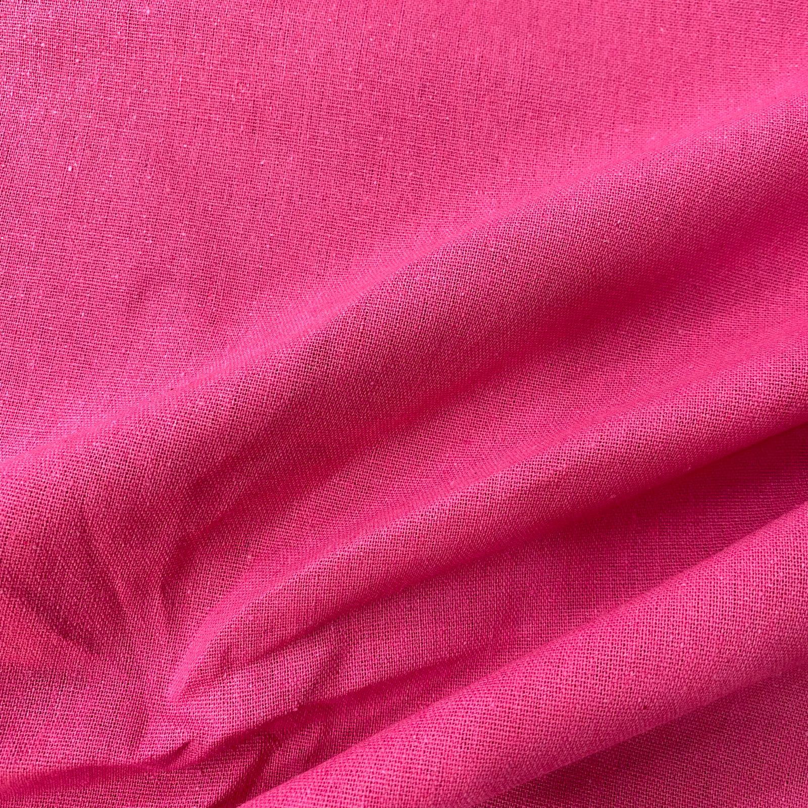 Tecido viscose rayon estampado xadrez marrom/pink