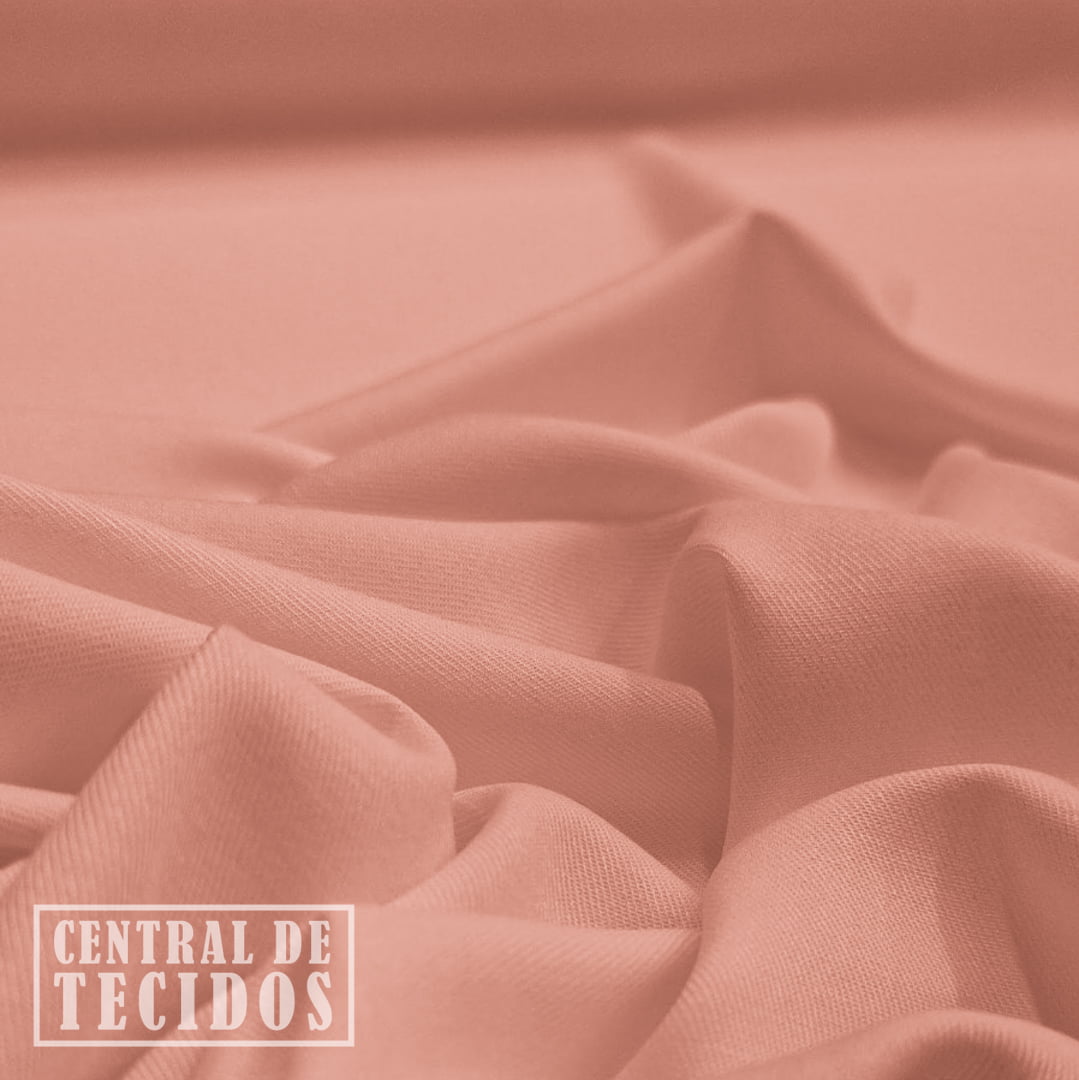 Tecido 100% viscose rayon rosê